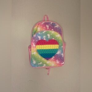 Unicorn Backpack with Lunchbag and Pencil Bag